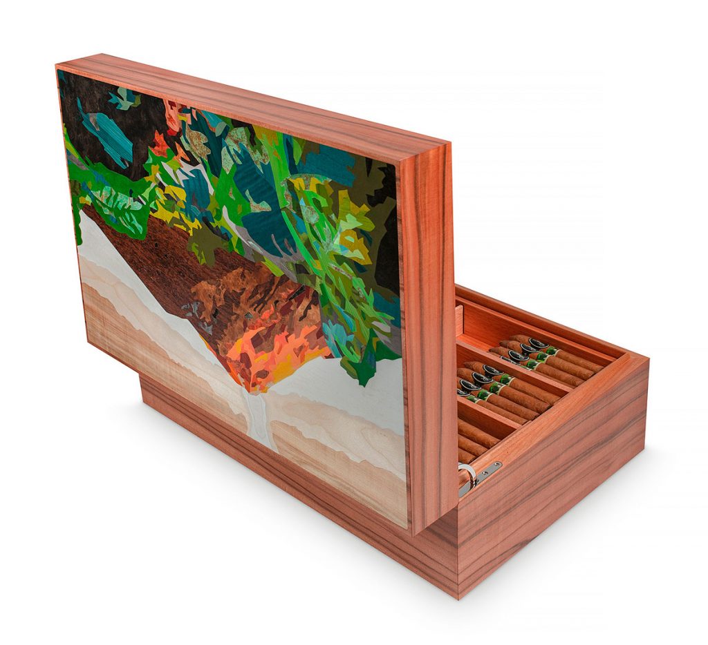 Coffret Davidoff Terroirs ouvert